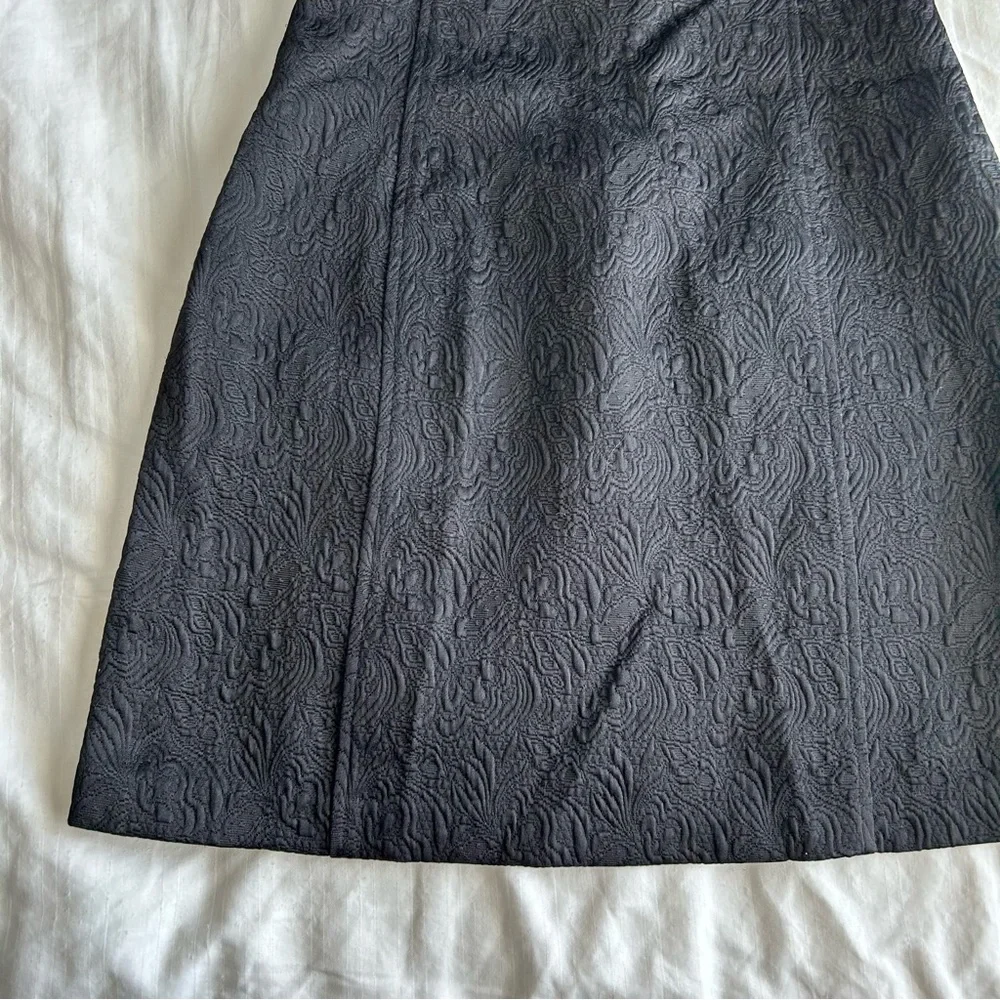 Georgiou Studio Black Jacquard Mini Dress - Picture 5 of 7